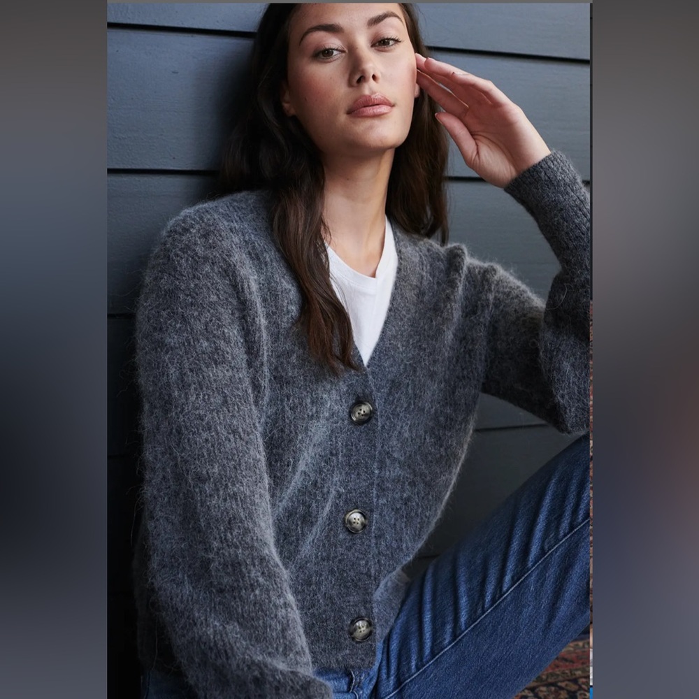 Quince Merino and Alpaca cardigan M